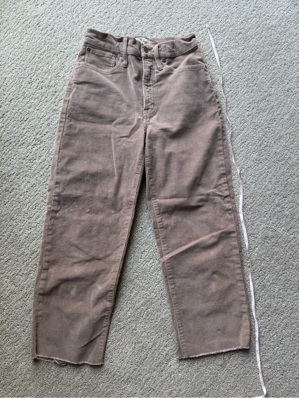 Madewell the perfect vintage straight jean size 25